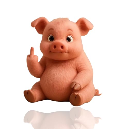 Plüschtiere Mit Mittelfinger, Weiches Lustiges Mittelfingertier, Emotionale UnterstüTzung Und Stresslinderung, Home Office Desktop Dekoration, Einzigartig Und Charmant von FOTJDRUJ