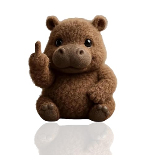 Plüschtiere Mit Mittelfinger, Weiches Lustiges Mittelfingertier, Emotionale UnterstüTzung Und Stresslinderung, Home Office Desktop Dekoration, Einzigartig Und Charmant von FOTJDRUJ