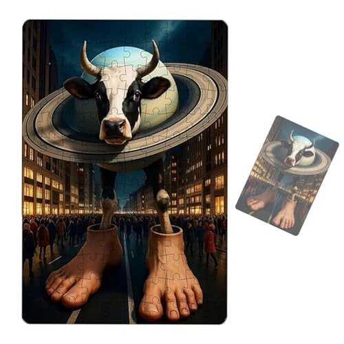 Puzzle, Tung Tung Sahur Papierpuzzle, Italienisches Gehirnrottierspiel, Materialsicherheit, einfache Montage, geeignet für alle Altersgruppen Puzzle, Tung Tung Sahur Papierpuzzle, Italienisches Gehirnrottierspiel, Materialsicherheit, einfache Montage, geeignet für alle Altersgruppen von FOTJDRUJ