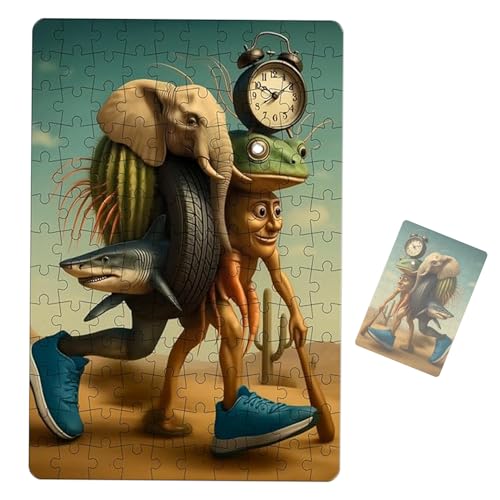 Puzzle, Tung Tung Sahur Papierpuzzle, Italienisches Gehirnrottierspiel, Materialsicherheit, einfache Montage, geeignet für alle Altersgruppen Puzzle, Tung Tung Sahur Papierpuzzle, Italienisches Gehirnrottierspiel, Materialsicherheit, einfache Montage, geeignet für alle Altersgruppen von FOTJDRUJ