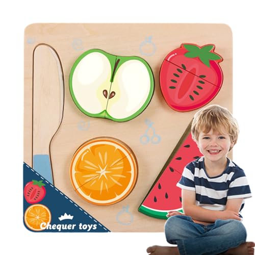 FOUNCY Schneide-Set für Spielnahrung aus Holz – Holzpuzzle, Holzfutter-Set für Feinmotorik, Montessori Lernspielzeug für Rollenspiele, Geburtstagsgeschenke für Kinder FOUNCY Schneide-Set für Spielnahrung aus Holz – Holzpuzzle, Holzfutter-Set für Feinmotorik, Montessori Lernspielzeug für Rollenspiele, Geburtstagsgeschenke für Kinder von FOUNCY