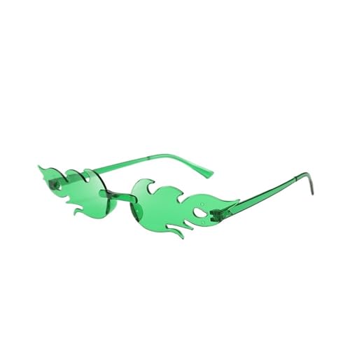 FOVAOK Sonnenbrille für Damen, trendig, randlos, Metallrahmen, Sonnenbrille, Party, Cosplay, Eyewea(C24) von FOVAOK