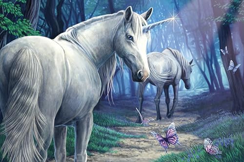 Lisa Parker LP10908 Journey Home Einhorn 3D-Effekt Puzzle, Mehrfarbig von FOXCUP