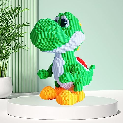 FOXCUP Bausteine, 7050 Stück, Interlocking Building Blocks, Ab 8 Jahren, Grün, Dinosaurier, Schadstofffrei von FOXCUP