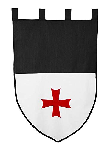 Supreme Products Mittelalterliche Dekoration - Flagge der Tempelritter für LARP von Supreme Products