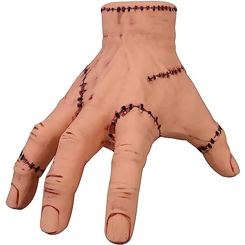 FOXMM Eiskaltes HäNdchen, Künstliche Hand, Mona Family Gothic Hand, Cosplay Foto Requisiten, Effrayant Cosplay Hände Party Deko von FOXMM
