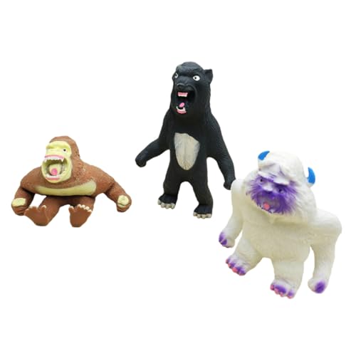 3Stücke Quetschspielzeug Lustige Dekompressionsspielzeuge für Stressabbauendes Fidget aus TPR für Zuhause und Büro Lindert Ängste und Stress 3Stücke Quetschspielzeug Lustige Dekompressionsspielzeuge für Stressabbauendes Fidget aus TPR für Zuhause und Büro Lindert Ängste und Stress von FOYTOKI