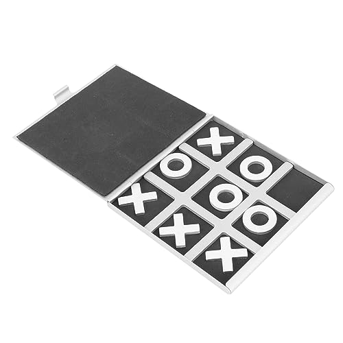 FOYTOKI 1 Satz Aluminium Chess Tragbares für Interaktives Brettspiel für Lernspaß Reisen und Partys Umweltfreundliches Material Silber Schwarz FOYTOKI 1 Satz Aluminium Chess Tragbares für Interaktives Brettspiel für Lernspaß Reisen und Partys Umweltfreundliches Material Silber Schwarz von FOYTOKI