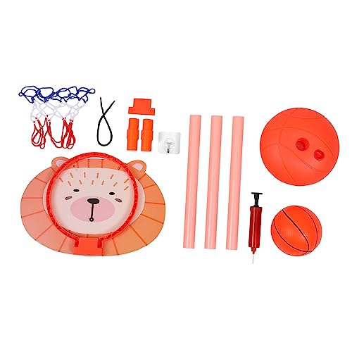 FOYTOKI 1 Satz Einstellbarer Basketballkorb Indoor Basketballspielzeug für Jungen Basketball und Zubehör Spielzimmer und Geburtstagsgeschenke von FOYTOKI