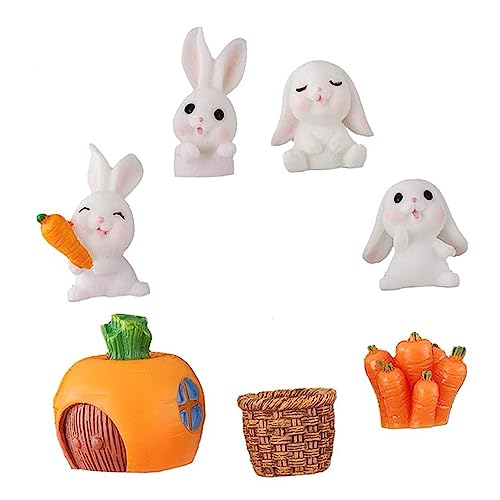 FOYTOKI 1 Satz Hase Figuren aus Teiliges für Kuchen Diy Deko und Garten Realistische Osterdekoration für Partys und Autofahrt FOYTOKI 1 Satz Hase Figuren aus Teiliges für Kuchen Diy Deko und Garten Realistische Osterdekoration für Partys und Autofahrt von FOYTOKI