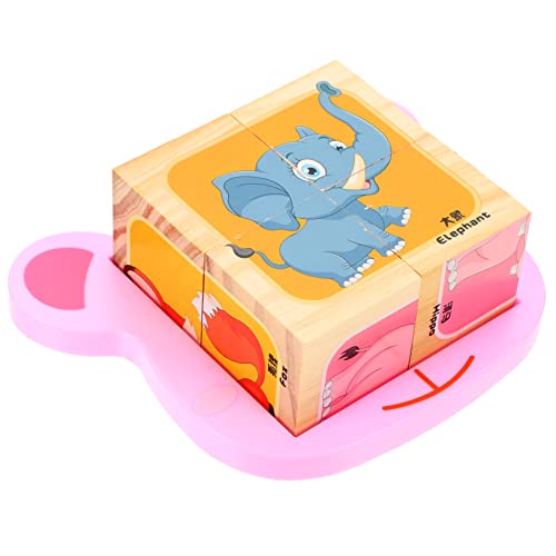 FOYTOKI 1 Satz Holzspielzeug Tierpuzzle Kreatives Würfelspielzeug für Frühkindliche Kognitive Entwicklung Interaktives für Eltern Junge Mädchen Fördert Kreativität und Vorstellungskraft FOYTOKI 1 Satz Holzspielzeug Tierpuzzle Kreatives Würfelspielzeug für Frühkindliche Kognitive Entwicklung Interaktives für Eltern Junge Mädchen Fördert Kreativität und Vorstellungskraft von FOYTOKI