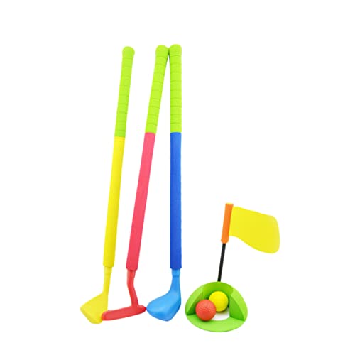 FOYTOKI 1 Satz Indoor Outdoor Golf Set für Golfschlägern Bällen und Tragetasche für Jungen und Fördert Sport und Hand Augen Koordination von FOYTOKI