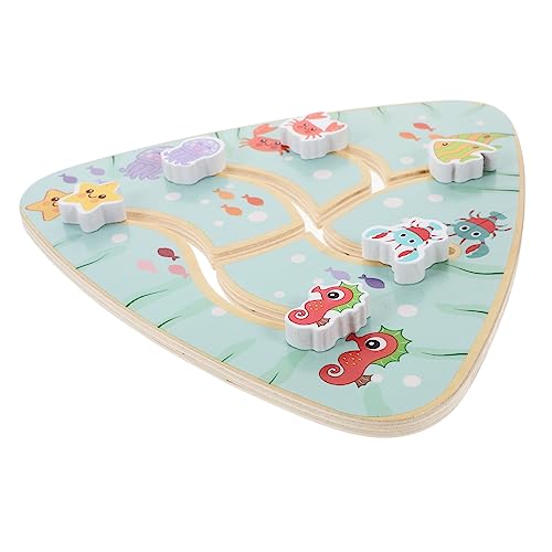 FOYTOKI 1 Satz Interaktives Holz Maze für Pädagogisches Puzzle mit Buntem Cartoon Design Fördert Feinmotorik für Unterwegs und Partyspielzeug FOYTOKI 1 Satz Interaktives Holz Maze für Pädagogisches Puzzle mit Buntem Cartoon Design Fördert Feinmotorik für Unterwegs und Partyspielzeug von FOYTOKI