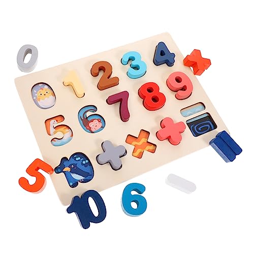 FOYTOKI 1 Satz Pädagogisches Holzspielzeug für Kleinkinder Farbenfrohes Puzzle für Frühe Bildung Lernspielzeug Mathematik und Motorik Sicheres Design für Jungen für Ab Jahr FOYTOKI 1 Satz Pädagogisches Holzspielzeug für Kleinkinder Farbenfrohes Puzzle für Frühe Bildung Lernspielzeug Mathematik und Motorik Sicheres Design für Jungen für Ab Jahr von FOYTOKI