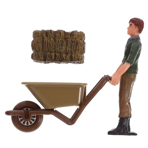 FOYTOKI 1 Satz Realistisches Ornament Simuliertes Bauernarbeiter Trolley Modellspielzeug für Mikro Landschaftsdekoration für Schulprojekte und Modell Szenen FOYTOKI 1 Satz Realistisches Ornament Simuliertes Bauernarbeiter Trolley Modellspielzeug für Mikro Landschaftsdekoration für Schulprojekte und Modell Szenen von FOYTOKI