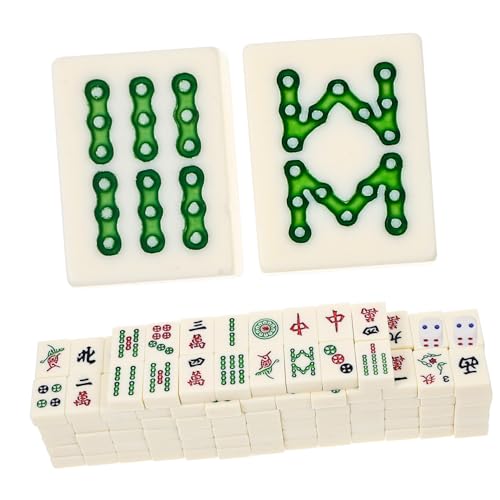 FOYTOKI 1 Satz Reise Mahjong Set Tragbares Kompaktes Mahjong für Familien und Freundesversammlungen Großen Spielsteinen für Unterhaltungsabende und Reisen FOYTOKI 1 Satz Reise Mahjong Set Tragbares Kompaktes Mahjong für Familien und Freundesversammlungen Großen Spielsteinen für Unterhaltungsabende und Reisen von FOYTOKI