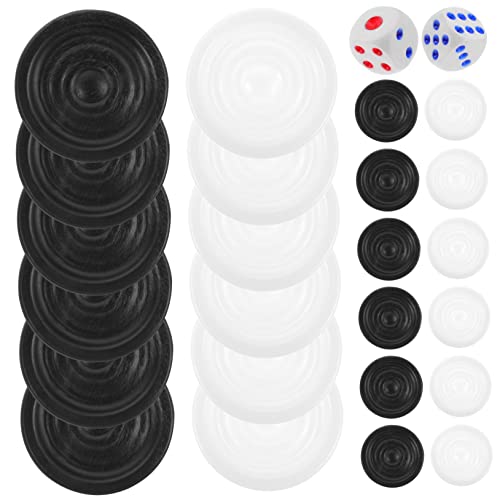 FOYTOKI 1 Satz Schachzubehör Weiß Schwarzer Chip Plastik FOYTOKI 1 Satz Schachzubehör Weiß Schwarzer Chip Plastik von FOYTOKI