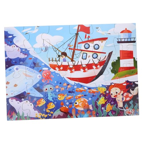 FOYTOKI 1 Satz Tier Puzzle für Lernspielzeug für Vorschulkinder Lustiges Matching Puzzle Teile Meeresthema Fördert Kreativität und Feinmotorik FOYTOKI 1 Satz Tier Puzzle für Lernspielzeug für Vorschulkinder Lustiges Matching Puzzle Teile Meeresthema Fördert Kreativität und Feinmotorik von FOYTOKI