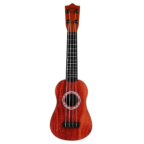 FOYTOKI 1 Satz Ukulele für Musikinstrument aus Kunststoff mit Holzmaserung Ersatzsaiten Einfacher Anleitung und Plektrum für Geburtstage und Feste von FOYTOKI