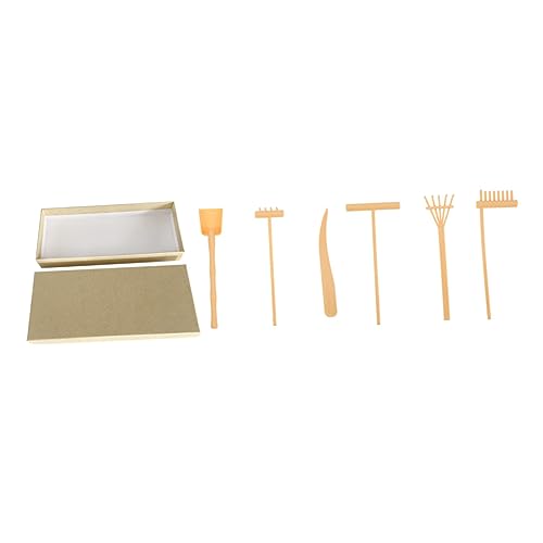 FOYTOKI Sandgarten-rechenset Zen-Garten-rechen Für Den Schreibtisch Zen-sandkasten Dekoratives Zen-Garten-werkzeugset von FOYTOKI