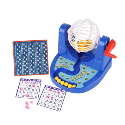 FOYTOKI 1 Stück Bingo Spielmaschine für Simulierte Glücksziehung Lernspielzeug Jahren Blau Fördert Kreativität und Motorische Fähigkeiten FOYTOKI 1 Stück Bingo Spielmaschine für Simulierte Glücksziehung Lernspielzeug Jahren Blau Fördert Kreativität und Motorische Fähigkeiten von FOYTOKI