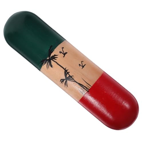 FOYTOKI 1 Stück Coconut Tree Tube Schlaginstrument Regenmacher für Musikinstrument aus Holz Kreatives Zufälligen Farben Sicher und Handgefertigt Zufällige Farbe von FOYTOKI