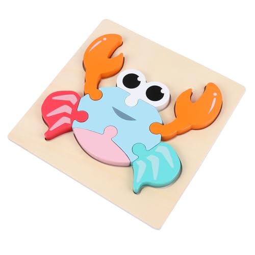 FOYTOKI 1 Stück Holzpuzzle für Kleinkinder Pädagogisches mit Tierischem Farben und Formwahrnehmung für Kreative Lernspiele von FOYTOKI