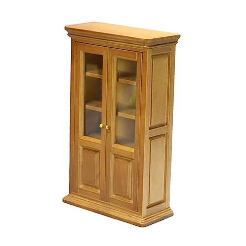 FOYTOKI 1 Stück Mini- -bücherregal Puppenhaus Kastanienbrauner Schrank Bücherregale Zubehör Kleiner Bücherschrank Bücherregal Mit Türen Puppenhaus-Miniatur-bücherregal Hölzern Khaki FOYTOKI 1 Stück Mini- -bücherregal Puppenhaus Kastanienbrauner Schrank Bücherregale Zubehör Kleiner Bücherschrank Bücherregal Mit Türen Puppenhaus-Miniatur-bücherregal Hölzern Khaki von FOYTOKI