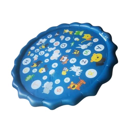 FOYTOKI 1 Stück PVC Wassersprinkler Matte für Dicke Aufblasbare Spielmatte für Garten und Poolvergnügen Heiße Sommertage von FOYTOKI