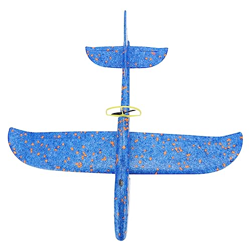 FOYTOKI 1 Stück Rechargeable Glowing Airplane Model für Leichtes Fliegendes Outdoor Aktivitäten und Lernspiel für Geburtstage Umweltfreundliches Material von FOYTOKI