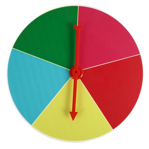FOYTOKI 1 Stück Spiele Drehspielzeug mit Zufälligem Zeiger für Eltern Junge Mädchen Aktivitäten für Partys und Lernspiele Leicht und Sicher aus Premium Zufällige Farbe von FOYTOKI