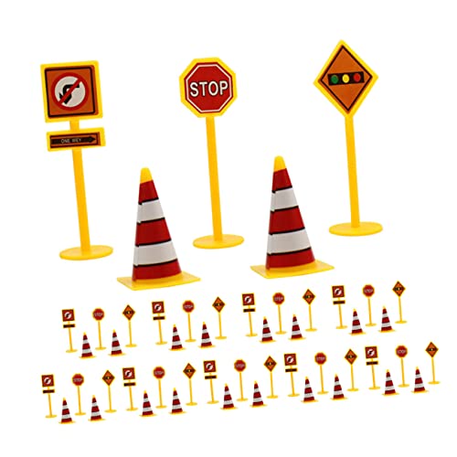 FOYTOKI 10 Sätze Teiliges Verkehrsschilder spielset für Pädagogisches Straßenschild Verkehrssicherheit Glatte Oberfläche Langlebig für Kindergarten und Partys von FOYTOKI