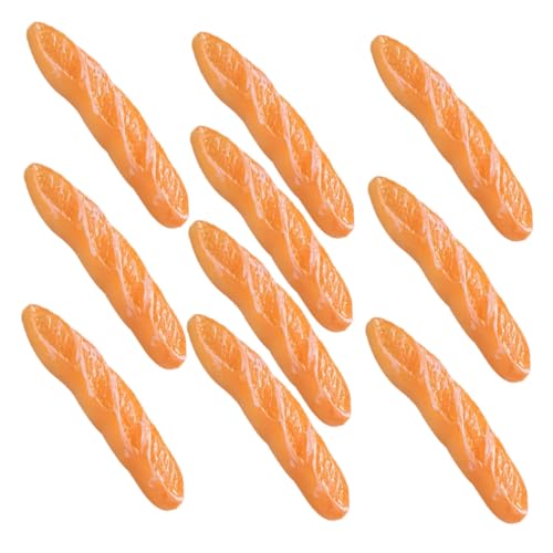 FOYTOKI 10 Stück Baguette-Imitat Miniaturen Dekoration winzig puppenhaus Ausstattung Puppenhaus Lebensmittelmodell Mini-Hausverzierung realistische Brot-Foto-Requisite Harz Light Brown FOYTOKI 10 Stück Baguette-Imitat Miniaturen Dekoration winzig puppenhaus Ausstattung Puppenhaus Lebensmittelmodell Mini-Hausverzierung realistische Brot-Foto-Requisite Harz Light Brown von FOYTOKI