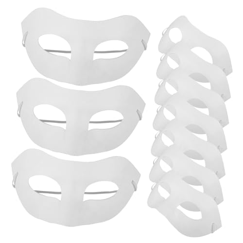 FOYTOKI 10 Stück Blanko Papiermasken Zum Selbergestalten DIY Masken Für Maskerade Und Cosplay Party Einfarbige Kunstmasken Aus Zellstoff Für Kreative Bastelprojekte FOYTOKI 10 Stück Blanko Papiermasken Zum Selbergestalten DIY Masken Für Maskerade Und Cosplay Party Einfarbige Kunstmasken Aus Zellstoff Für Kreative Bastelprojekte von FOYTOKI