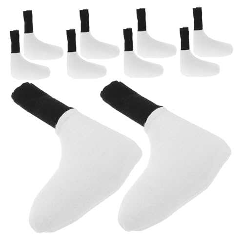 FOYTOKI 10 Stück DIY-puppenfüße, Ersatz, Mit Baumwolle Gefüllte, Gegliederte Beinteile Für Handgefertigte Puppen Und Bastelprojekte, Vielseitig Verwendbares Und Flexibles Beinzubehör von FOYTOKI