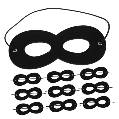 FOYTOKI 10 Stück Teiliges Augenmasken aus Filz mit Elastischem Band Kinderfreundlich und Hautfreundlich für Kostüm und Geburtstagspartys Vielseitig Einsetzbar für Rollenspiele und FOYTOKI 10 Stück Teiliges Augenmasken aus Filz mit Elastischem Band Kinderfreundlich und Hautfreundlich für Kostüm und Geburtstagspartys Vielseitig Einsetzbar für Rollenspiele und von FOYTOKI