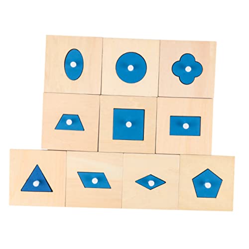 FOYTOKI 10 Stück Teiliges Montessori Holzspielzeug Formen Sensorische für Fördert Formen und Farberkennung Kreativität und Motorische Fähigkeiten FOYTOKI 10 Stück Teiliges Montessori Holzspielzeug Formen Sensorische für Fördert Formen und Farberkennung Kreativität und Motorische Fähigkeiten von FOYTOKI