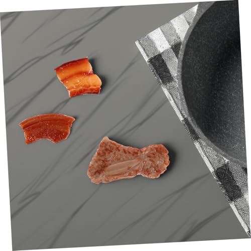 FOYTOKI 10 Stück Teiliges Realistische Fake Pork Ribs Simulation Künstliche Schweinerippchen Food Props für Fotografie Langlebige Küchen und Wohnraumdekoration Kreative Tischdekoration FOYTOKI 10 Stück Teiliges Realistische Fake Pork Ribs Simulation Künstliche Schweinerippchen Food Props für Fotografie Langlebige Küchen und Wohnraumdekoration Kreative Tischdekoration von FOYTOKI