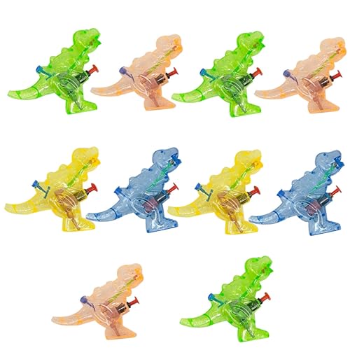 FOYTOKI 10 Stück Teiliges Wasserpistolen für Transparente Dinosaurier Sprühspielzeuge für Garten und Pool Interaktives Sommervergnügen Zufälligen Farben Zufällige Farbe FOYTOKI 10 Stück Teiliges Wasserpistolen für Transparente Dinosaurier Sprühspielzeuge für Garten und Pool Interaktives Sommervergnügen Zufälligen Farben Zufällige Farbe von FOYTOKI
