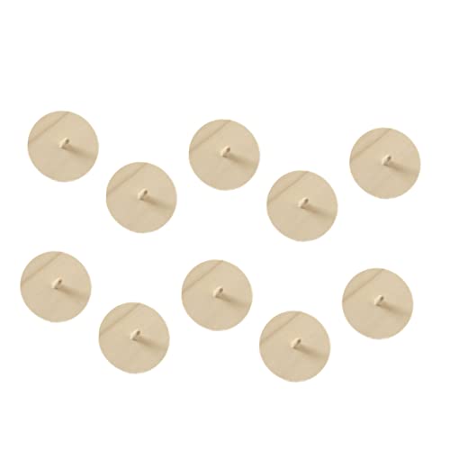 FOYTOKI 10 Stück Teiliges aus Unbehandeltem Holz Kreiselspielzeug für DIY Malspielzeug Kreativität und Motorischen Fähigkeiten aus Hochwertigem Holz für Kleine Künstler FOYTOKI 10 Stück Teiliges aus Unbehandeltem Holz Kreiselspielzeug für DIY Malspielzeug Kreativität und Motorischen Fähigkeiten aus Hochwertigem Holz für Kleine Künstler von FOYTOKI