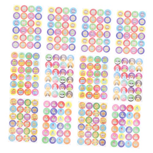 FOYTOKI 100 Blatt Belohnungsaufkleber für Motivierende Aufkleber mit Positiven Affirmationen für Wettbewerbe Selbstklebend Designs Je von FOYTOKI