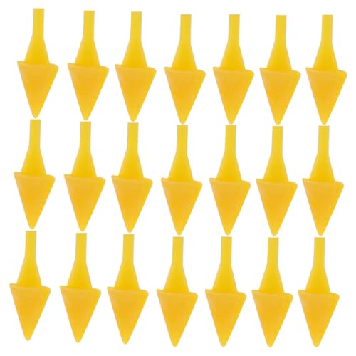 FOYTOKI 100Stücke Kunststoff Schnäbel für DIY Plüschtiere Sicheres Mundzubehör für Hühner und Vögel Kreatives Bastelset für Leuchtendem von FOYTOKI