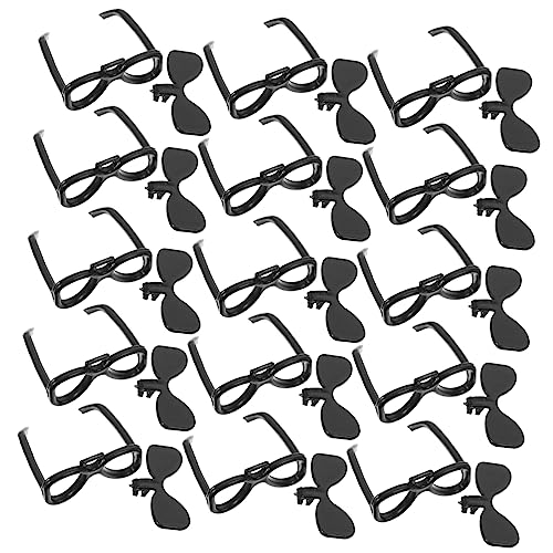 FOYTOKI 100Stücke Mini Puppenbrillen Stylische Sonnenbrillen für Puppen Accessoires für Kreative Dress Up Spiele für Rollenspiele und Puppenhaus Zubehör von FOYTOKI
