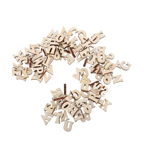 FOYTOKI 104Stücke Holzbuchstaben zum Basteln Unlackierte Kleine Alphabet für Lernen für Kreative DIY Projekte und Frühkindliche Bildung FOYTOKI 104Stücke Holzbuchstaben zum Basteln Unlackierte Kleine Alphabet für Lernen für Kreative DIY Projekte und Frühkindliche Bildung von FOYTOKI
