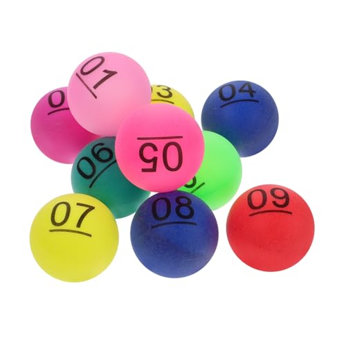 FOYTOKI 10Stücke Bälle für Tombola und Spielabende Langlebige und Auffällige Spielbälle Praktische Requisiten für Veranstaltungen Leicht zu Transportieren Lagern FOYTOKI 10Stücke Bälle für Tombola und Spielabende Langlebige und Auffällige Spielbälle Praktische Requisiten für Veranstaltungen Leicht zu Transportieren Lagern von FOYTOKI