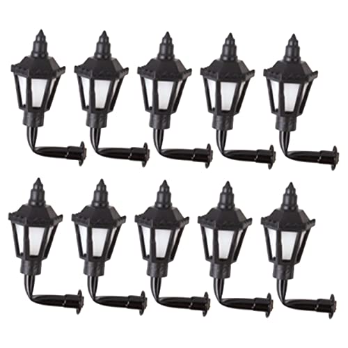 FOYTOKI 10Stücke LED Wandlampen Vintage Wandleuchten für Sandtisch Modelle Warmgelbes Licht für Landschaften und Puppenhäuser FOYTOKI 10Stücke LED Wandlampen Vintage Wandleuchten für Sandtisch Modelle Warmgelbes Licht für Landschaften und Puppenhäuser von FOYTOKI