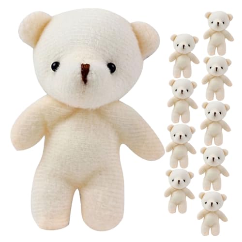 FOYTOKI 10Stücke Mini Bär Plüschtiere Süße Figuren Schlüsselanhänger für DIY Projekte und Dekoration und Veranstaltungen FOYTOKI 10Stücke Mini Bär Plüschtiere Süße Figuren Schlüsselanhänger für DIY Projekte und Dekoration und Veranstaltungen von FOYTOKI