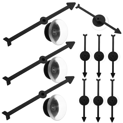FOYTOKI 10Stücke Saugnapf Pfeilspinner für Brettspiele Spielspinner für Desktop und Partyspiele für Bildung und Freizeitaktivitäten von FOYTOKI