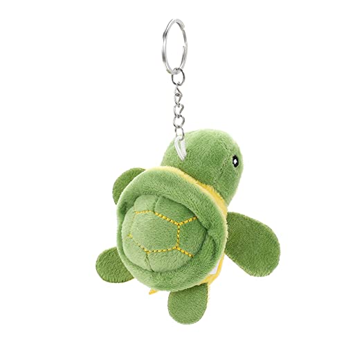 FOYTOKI 10Stücke Teiliges Plüschschildkröten Schlüsselanhänger Süße Karierte Anhänger für Taschen Rucksäcke und Dekoration Hochwertige Langlebige und Komfortable Schlüsselanhänger von FOYTOKI