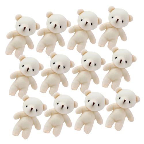 FOYTOKI 12 Stück Mini Bärenanhänger Teiliges Süße Hängende Puppen für Geburtstagsdekoration und Wohnaccessoires Niedliche Tierfiguren aus Hochwertigem Material Installieren Entfernen von FOYTOKI